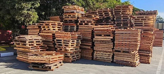 Aproximadamente 450 Paletes de madeira diversos modelos e tamanhos