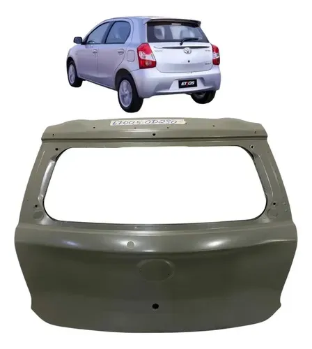 Tampa Traseira Toyota Etios Hatch 2013 A 2021 Verde-limão