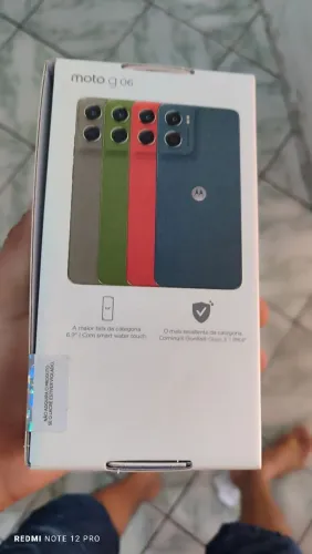 Moto G 06 zerado lacrado na caixa 128 giga e 4 de RAM