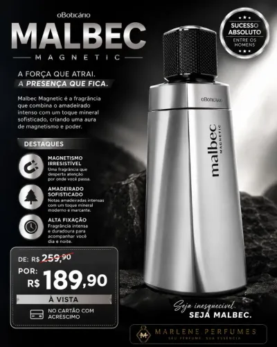 Malbec Magnetic masculino 100ml - OBoticario