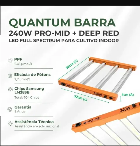 Led 240w cultivo