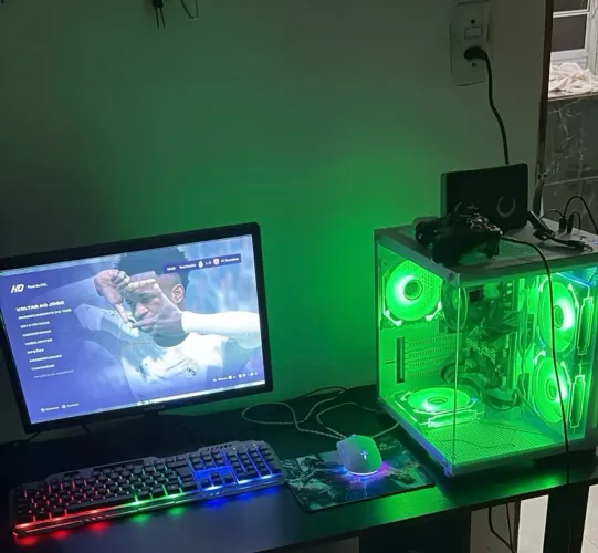 PC Gamer Completo Ryzen 5 5600GT | 16GB RAM | SSD 480GB | RGB
