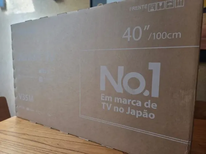 Smart tv 40 Polegadas Toshiba, Comando de Voz, 4k, Nova, Sem Uso, Lacrada