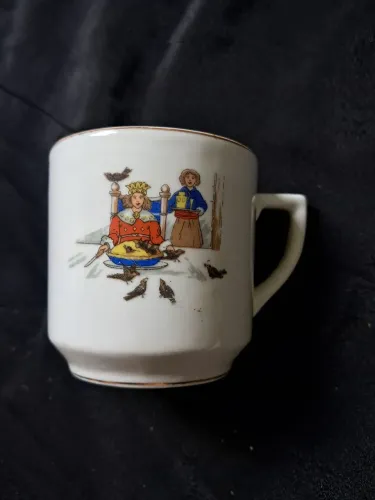 Caneca Infantil Antiga Porcelana Steatita Paraná - Década de 50/60 (Raridade)