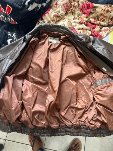 Jaqueta Gucci Vintage Original em Couro - Rara
