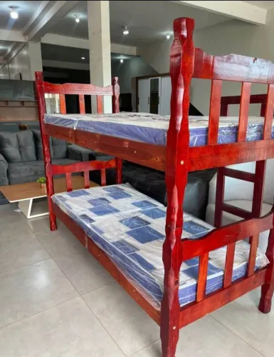 Frete Grátis Beliche Torneada Com Colchões Ortobom 