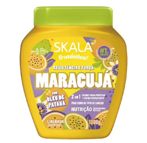 Creme de Tratamento Para Cabelos Skala Frutástica Maracujá 1kg