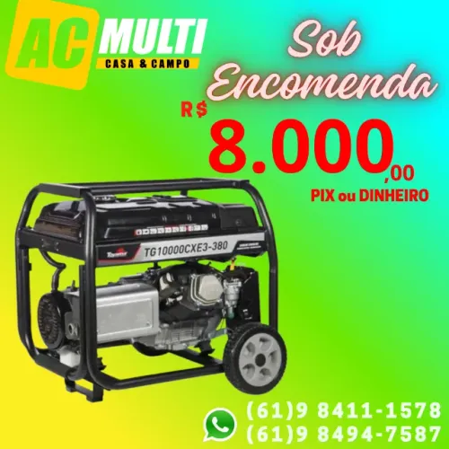 Gerador de Energia a Gasolina - TG10000CXE3-380