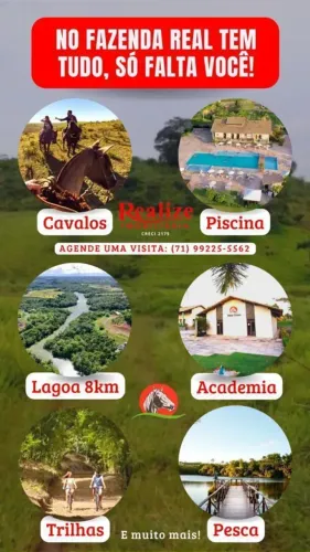LOTES NO FAZENDA REAL: NA MELHOR LOCALIZAÇÃO