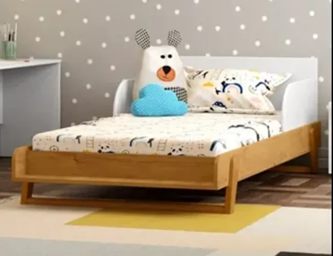 Cama Bkids Off White Freijó - Matic