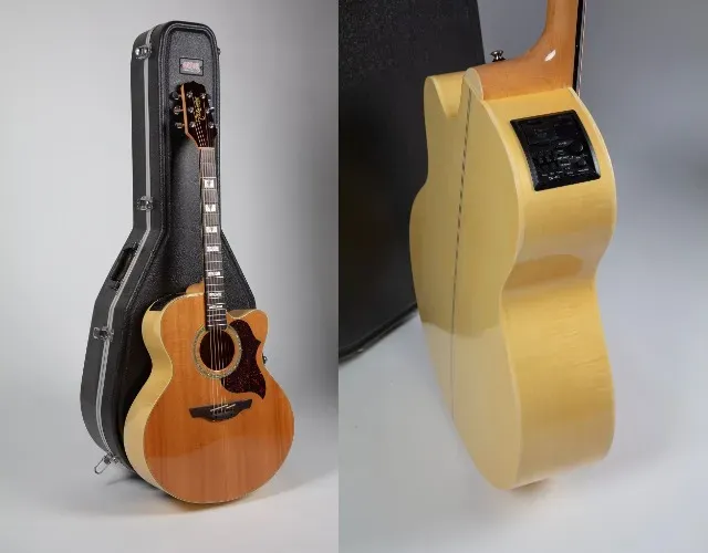 Violão Takamine EG523SC Natural - TRASTES INOX - IMPECÁVEL + CASE GATOR