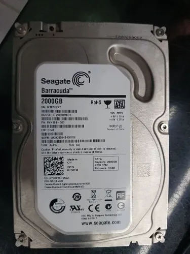 Hd seagate 2tb cftv dvr nvr cpu jogos