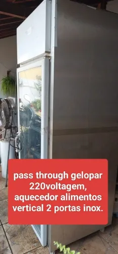 Pass through quente gelopar p alimentos 