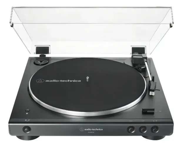 Toca Discos Vinil Audiotechnica Atlp60x Bluetooth Auto Preto