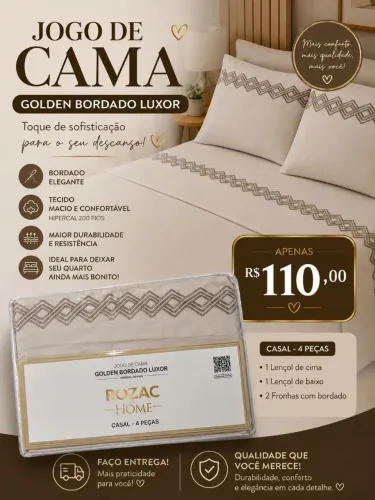 Jogo de Cama casal