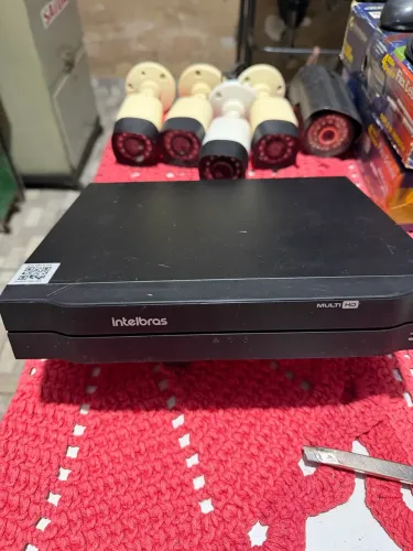 Kit câmaras segurança + Dvr intelbras