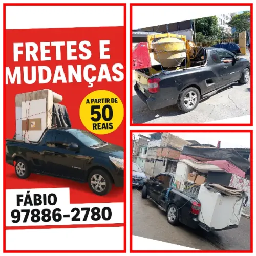 Frete fretes a partir de 50$, vaz lobo, quitumbo, engenho novo, rocha miranda, meier