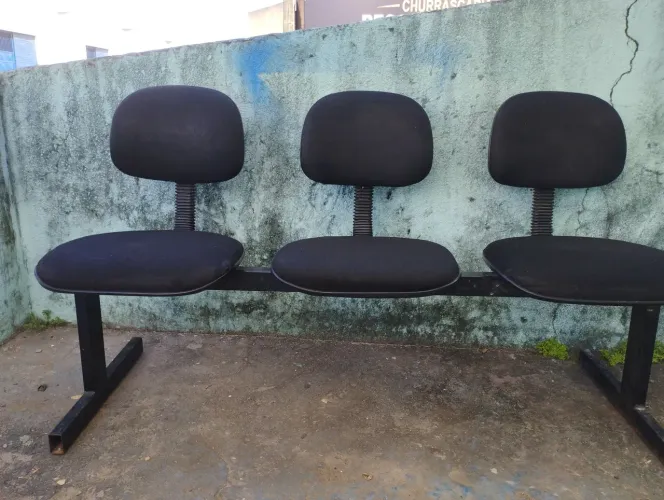Cadeira de escritório de 3 lugares