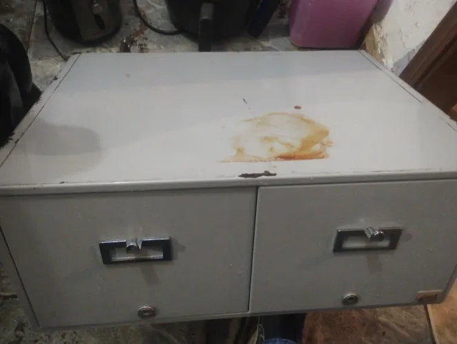 Gaveteiro de aço organizador de documentos e objetos