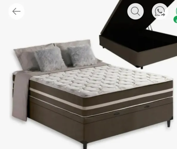 Cama baú casal
