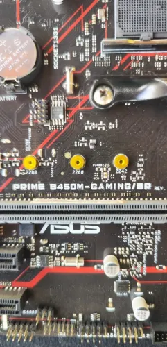 Placa mãe Asus Prime B450M AM4 + 16GB(2x8GB) de RAM 3200MHz 