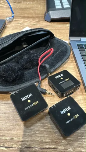 Microfone Sem Fio RØDE Wireless GO II - Kit Duplo Profissional