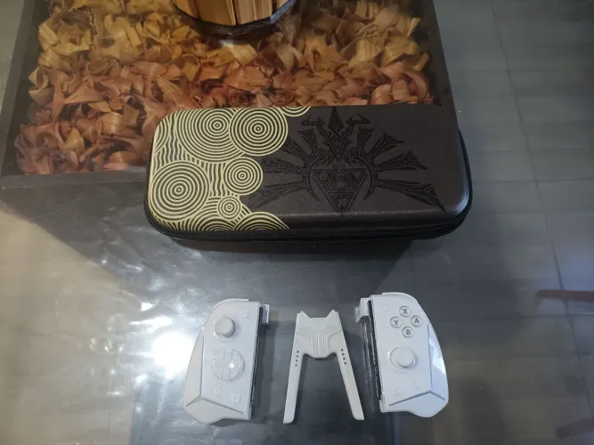 Joy con (gamepad) para Nintendo switch + case de Zelda 
