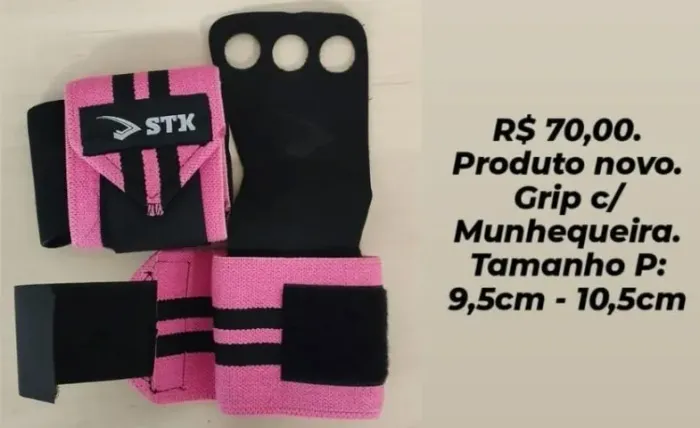 Grip STK com Munhequeira - Tamanho P | Novo