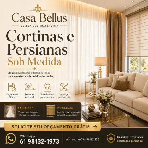 Cortinas Sob Medida em Brasília | Orçamento Grátis
