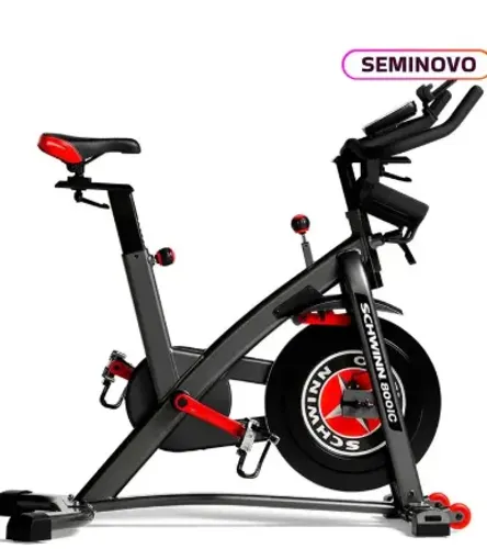 bicicleta spinning schwinn ic4 800ic preto vermelho