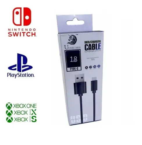 Cabo Usb C Carregador Controle PS5
