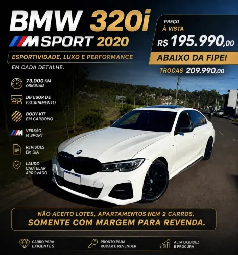 BMW 320I A 2.0 TB M Sport Activeflex 16V 4P 2020