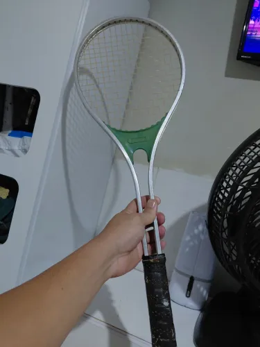 Raquete de alumínio vintage (usada) marca matalplas