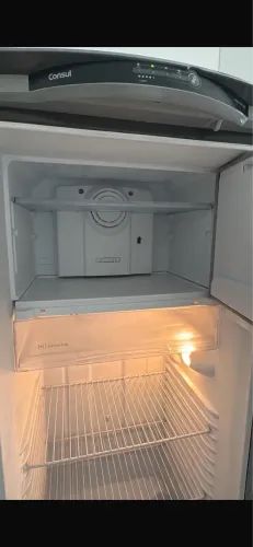 Geladeira Consul CRG36 Frost Free 260L 1 Porta Inox 220V - Praticamente Nova