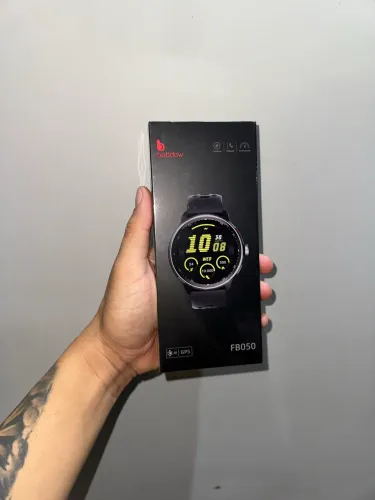 Relógio Inteligente Gps Smartwatch Amoled 3atm Outdoor Strar Preto Mesh Bege