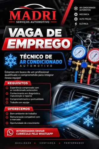 Técnico em ar-condicionado veicular