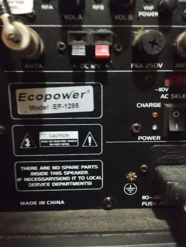 Cx de som amplificada ecopower