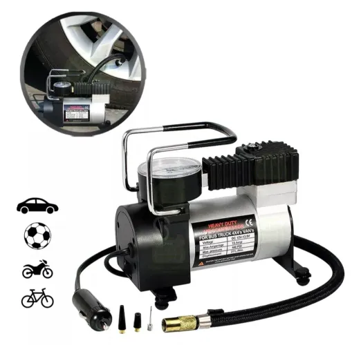 Calibrador de pneus 12v portátil qualidade e eficiência 