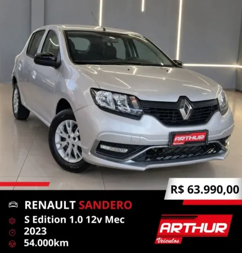 Renault Sandero S Edition Flex 1.0 12V 5P Mec. 2023