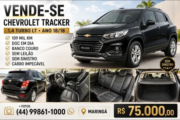 Chevrolet Tracker LT 1.4 Turbo 16V Flex 4X2 Aut. 2018