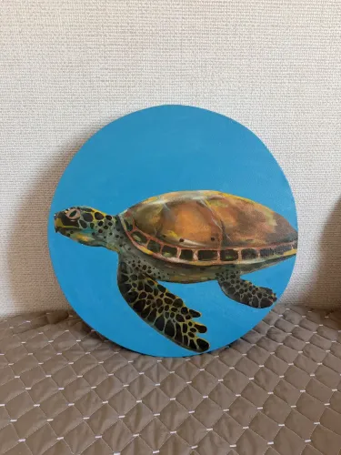 Quadro Acrílico sobre a Tela Tartaruga