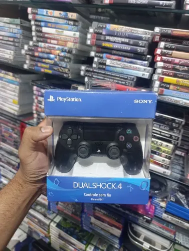 Controle Original PS4 Semi Novo C/ Caixa - Ac cartão 