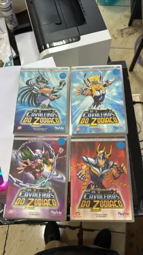 Dvd cavaleiro dos Zodiacos Disco 2,3,4,5