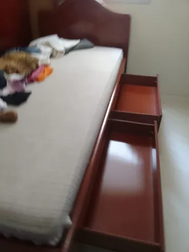 Bicama de solteiro com duas gavetas