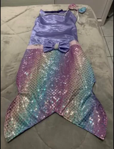 Vestido sereia para pet 