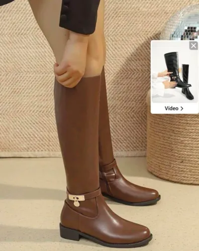 ? BOTA FEMININA CANO ALTO - TAM (34/35)?