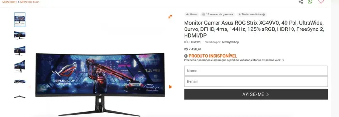 ASUS ROG Strix de 49 polegadas