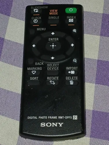Controle Remoto Original Sony para Porta Retrato Digital RMT-DPF5<br>