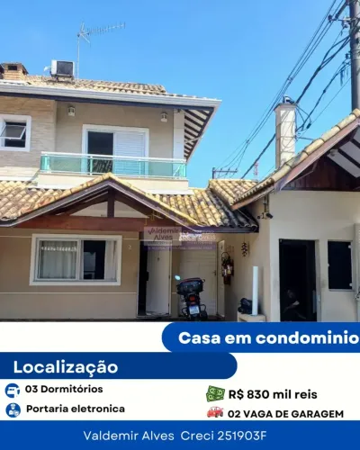 Casa em condomínio à venda Centro de Ribeirão Pires/SP
