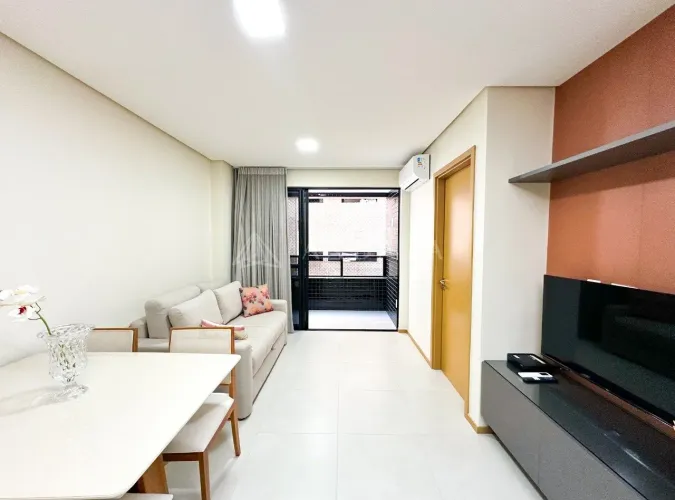 Quarto e sala para aluguel ao lado da orla da Ponta Verde